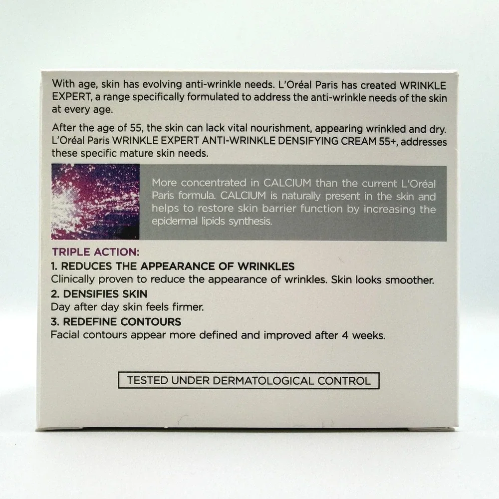 L'Oreal Wrinkle Expert Day Cream Women 55+ New Formula Lot of 3 **SEALED**